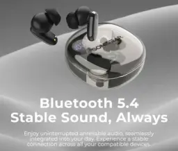 SonicGear Earpump Jewel Q3 Earbuds – Dual Mic ANC & ENC – Upto 34 Hours Backup