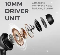 SonicGear Earpump Jewel Q3 Earbuds – Dual Mic ANC & ENC – Upto 34 Hours Backup