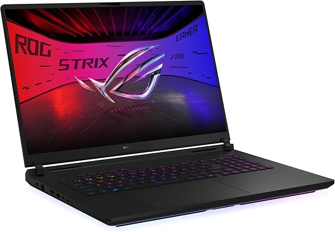 ASUS ROG Strix SCAR 18 G835LX Gaming Laptop | 18.0" WQXGA 240Hz Screen | Intel Core Ultra 9 275HX | NVIDIA GeForce RTX 5090 Laptop GPU | 64GB RAM | 2TB SSD | UK Layout Backlit Keyboard | Windows 11