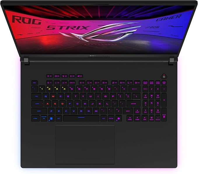 ASUS ROG Strix SCAR 18 G835LX Gaming Laptop | 18.0" WQXGA 240Hz Screen | Intel Core Ultra 9 275HX | NVIDIA GeForce RTX 5090 Laptop GPU | 64GB RAM | 2TB SSD | UK Layout Backlit Keyboard | Windows 11