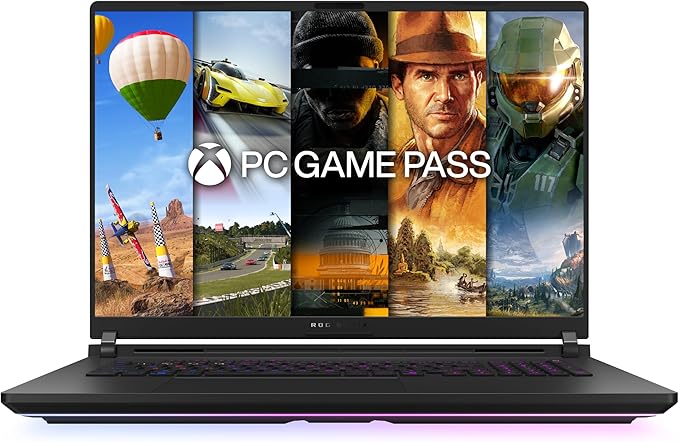 ASUS ROG Strix SCAR 18 G835LX Gaming Laptop | 18.0" WQXGA 240Hz Screen | Intel Core Ultra 9 275HX | NVIDIA GeForce RTX 5090 Laptop GPU | 64GB RAM | 2TB SSD | UK Layout Backlit Keyboard | Windows 11